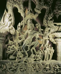 Latei met Shiva Nataraja, Kakatiya-dynastie
